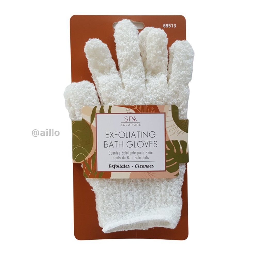 SPA Solutions Exfoliating Bath Gloves